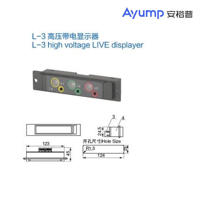 L-3高压带电显示器++