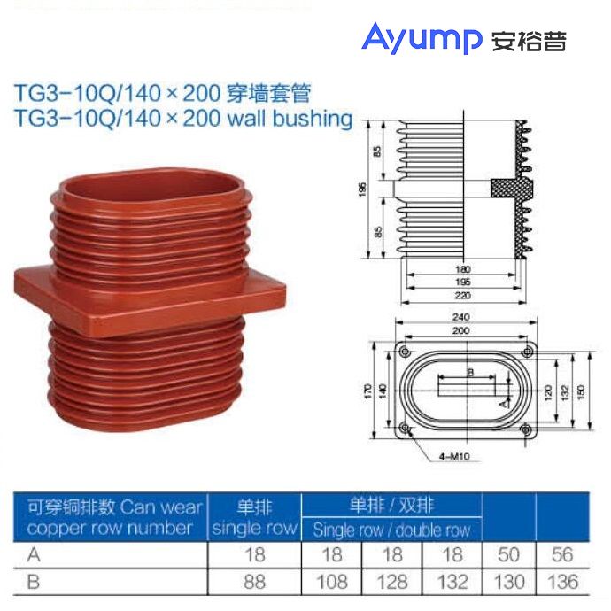 TG3-10Q 140 X 200穿墙套管