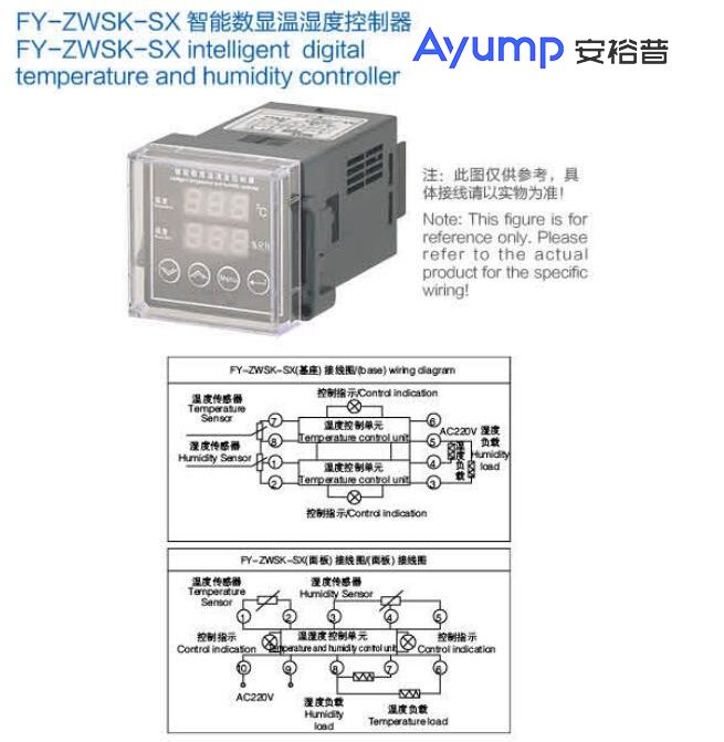 FY-ZWSK-SX智能数显温湿度控制器